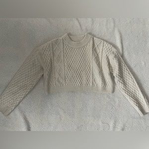 H&M Cropped Knit Sweater